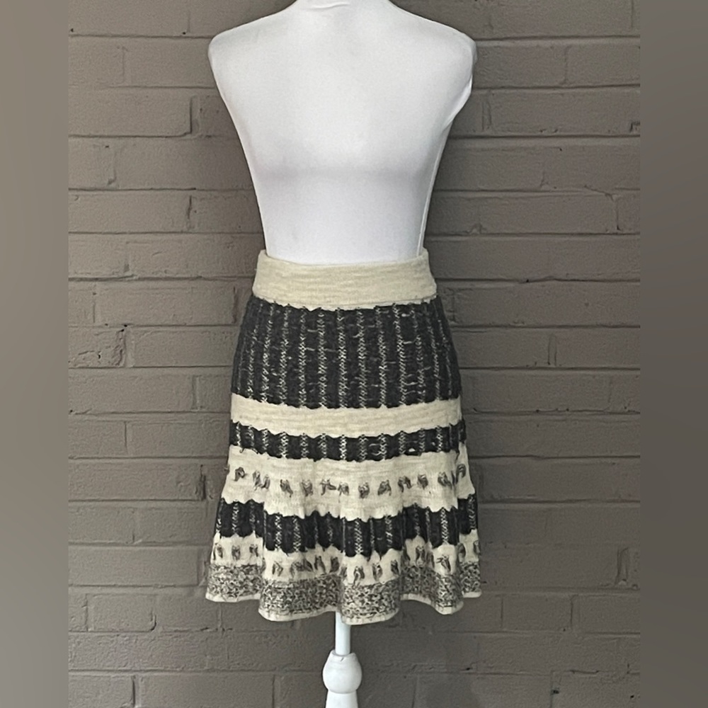 Anthropologie Sparrow wool boho skirt XS